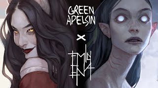 Speedpaint CLIPSTUDIO Mermaids Curse  Fox Hunt Green Apelsin [upl. by Orella]