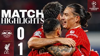 Nunez Goal the Difference in Germany  RB Leipzig 01 Liverpool  UEFA Champions League Highlights [upl. by Oakman]