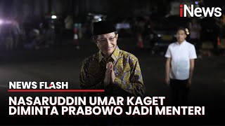 Imam Besar Istiqlal Nasaruddin Umar Ngaku Terkejut Diminta Prabowo Jadi Menteri [upl. by Asare538]