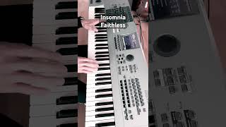 Insomnia  Faithless  Keyboard Hookline played on a Motif XS7 [upl. by Hallvard415]