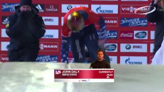 FIBT  Mens Skeleton World Cup 20132014  Lake Placid Highlights [upl. by Estrella]