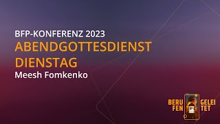 BFPBundeskonferenz 2023  Tag 2  Gottesdienst [upl. by Nnel581]