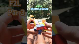 CFOP example solve [upl. by Ecinej]