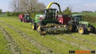 ENSILAGE DE RAYGRASS  JOHNDEERE 7380i [upl. by Joye]