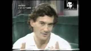 Ayrton Senna Fala de Adriane Galisteu em Programa Argentino 1993 [upl. by Koehler]