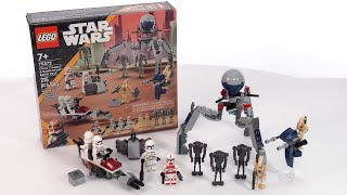 LEGO Star Wars Clone Trooper amp Battle Droids pack 75372 independent fan review Almost perfect [upl. by Gerstein422]