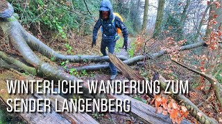 Winterliche Wanderung zum Sender Langenberg und Gewinnübergabe  Natur in NRW  2022  Jörg Müller [upl. by Ym]