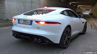 Jaguar FType V8 R LOUD Revs and Tunnel Acceleration [upl. by Ailb]