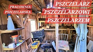 PSZCZELARZ PSZCZELARZOWI PSZCZELARZEM Pracownia pszczelarska z dusza pszczoly pszczelarz [upl. by Nairde]