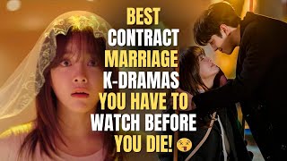 Best Contract Marriage Korean Dramas You Cant Miss [upl. by Ludovico]