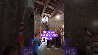 Bellringing at Great Leighs Essex bellringing churchbells history essex [upl. by Eecyac]