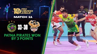 Patna Pirates Held Their Nerve In a Thrilling Contest To End Gujarats Winning Run  PKL 10 [upl. by Gregory730]