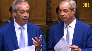 Nigel Farage mocked during maiden speech calling for ECHR referendum [upl. by Anagrom]