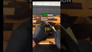 This man make lemon in to lemon paste with knife skills anytoder [upl. by Smailliw]