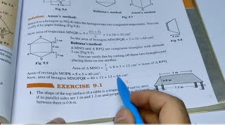 Ex91 Chapter  9 Mensuration  Class 8th Maths New Edition [upl. by Supmart]