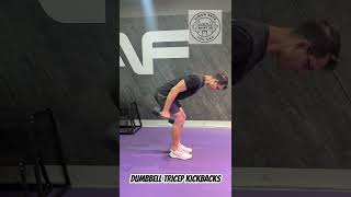 Dumbbell tricep kickbacks [upl. by Boleslaw]