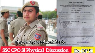 SSC CPO Physical Test  SSC CPO SI PETPST  CPO Physical [upl. by Kylynn358]