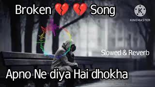 Apno ne diya hai dikha 💔 lofi song  अपनो ने दिया है  broken song 💔💔💔💔 [upl. by Ahsieym721]