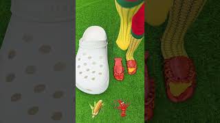 Super cool Giant slippers  🦶🦶 Super cool corn socks 🌽🌽 slippers love trending slippers [upl. by Llezom32]