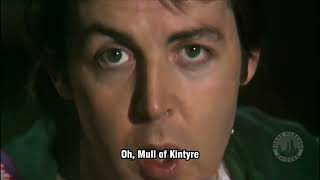 Paul McCartney amp Wings  Mull of Kintyre  Music Video 2 FULL HD with lyrics 1977 [upl. by Danaher41]