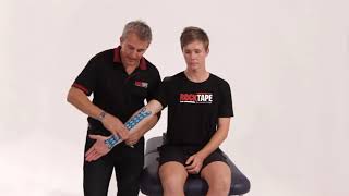 Rocktape application for carpal tunnel issues [upl. by Celesta]