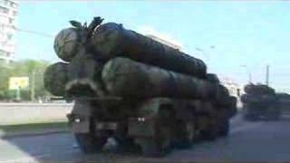 Russian Military Parade Moscow May 9 2008 Nuclear Weapons [upl. by Blunk]