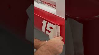 Bucket Boss Truck Wrapping ASMR NASCAR truckseries truck car garage BTS fast racing race [upl. by Hulbert]