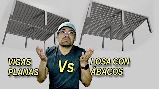 Resistencias a cortante de losas con vigas planas Vs losas con ábacos [upl. by Accem]