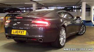 Aston Martin Rapide Exhaust Note  Full Acceleration and Revs [upl. by Salomon263]