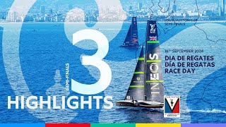 Louis Vuitton Cup SemiFinal Day 3 Highlights [upl. by Eelegna]