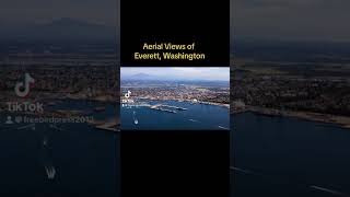 Aerial View of Everett Washington [upl. by Okajima]