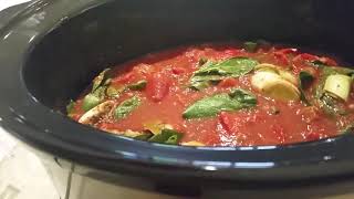 Optifast Intensive Diet  Red Sauce in the slow cooker [upl. by Ro95]