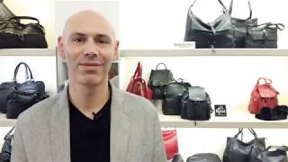 Bruno Rossi  Borse in pelle collezione autunno inverno 2018 [upl. by Christabella]