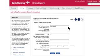 Bank of America How to Set Up Online Bill Pay [upl. by Aleacim]