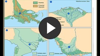 Morphologies of different types of deltas and their locations [upl. by Sup]