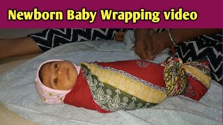 How to wrap Newborn Baby NewBorn Baby wrapping Tutorials Jay Chetwani [upl. by Behre]