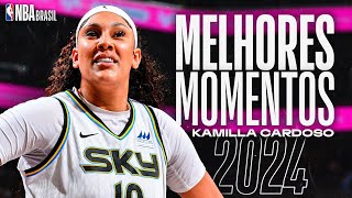 KAMILLA CARDOSO os MELHORES MOMENTOS da brasileira na temporada da WNBA [upl. by Pinkham990]