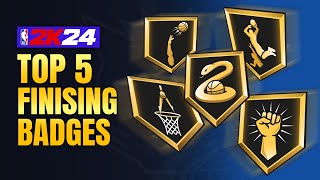 BEST FINISHING BADGES in 2K24 [upl. by O'Carroll]