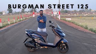 2024 Suzuki Burgman Street 125 Ride Connect  Detailed Review  Motorxone [upl. by Sutherlan484]