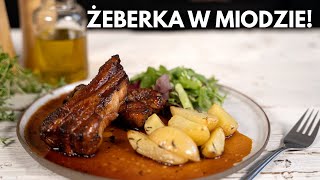 ŻEBERKA w MIODZIE  mój weekendowy obiad  Pascal Brodncki [upl. by Dena828]