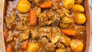 BEEF STEW RECIPEHOW TO MAKE BEEF STEWSOUTH AFRICAN BEEF STEW beefstew cookingchannel [upl. by Dranel289]