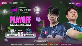 UECS MLBB X SUSHI TEI GROUP  EVOS HOLY VS ARGHA ESPORTS  PLAYOFF DAY 1 [upl. by Chura]