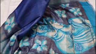 Pure Jori bodar tassor hands pinting silk sarees with BP and silk mark Soho Rs 5360pH 9804175682 [upl. by Anaud]