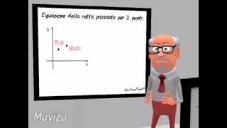 6 Retta passante per due punti  Schooltoon [upl. by Shelagh]