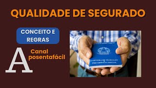 beneficioprevidenciario qualidadedesegurado previdenciaristas [upl. by Nivlag848]