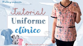 Cómo hacer un UNIFORME CLÍNICOQUIRÚRGICO ♥ [upl. by Notgnimer]