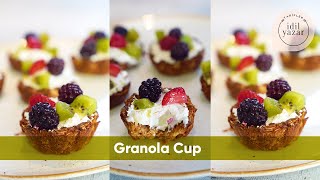 Granola Cup Tarifi🍓🍇🫐 [upl. by Libbna]