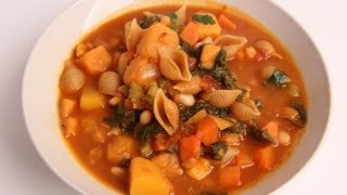 Winter Minestrone Soup Recipe  Laura Vitale  Laura in the Kitchen Episode 332 [upl. by Natelson]