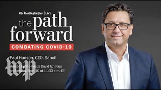 Sanofi CEO Paul Hudson on COVID19 and potential vaccine Full Stream 1110 [upl. by Athalee]