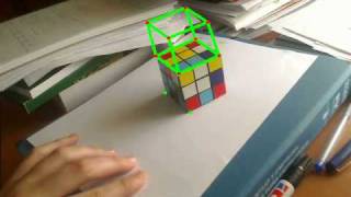 Simple Augmented reality with 3D2D correspondences and optical flow LampK algorithm [upl. by Adalie]